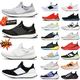 Designer Ultarboost 19 Running Shoes Ultra 4.0 Treiple Black White Dna Gray Three Ash Peach Core Dash UltraBoosts Tennistränare Sneakers