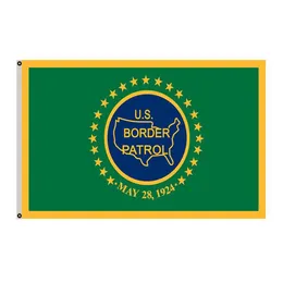 Department of Homeland Security Flag Border Patrol Flag Digital Printing 100D Polyester With Brass Grommets Fast2402