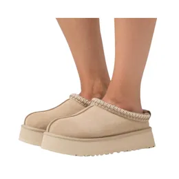 Buty luksusowy projektant butów kobiety Ultra Mini Tazz Lady Winter Boot Woman High Heel Kiderka Śnieżna Futro Tasman Flat Slipper 230909