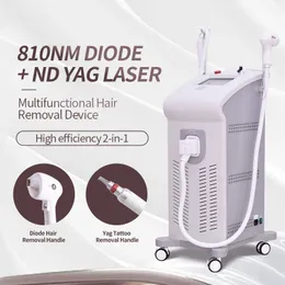 Professional 2 in1 Diode Laser Hair Removal Machine 755 808 1064nm Hair Laser Removal Laser Epilator Picosecond Tattoo Removal Machine