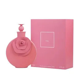 Haute varumärke rosa parfym sexig och sensuell kvinnor parfym 80 ml edp lyx designer blommig köln parfym för kvinnor naturlig spray parfym snabb fartyg