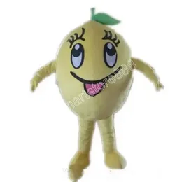 Mascot Costume Yellow Lemon Mascot Costumes Halloween Christmas Event Costume