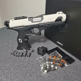 New Knight Shell Ejection Blaster 장난감 총 권총 소프트 총알 총알 촬영 모델 런처 성인 소년 어린이 야외 게임