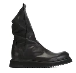 Primavera outono estilo britânico fino sola grossa costura de couro genuíno homens meados de bezerro equitação botas equestres inverno pelúcia dentro para meninos botas de festa 38-44