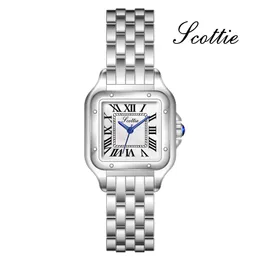 Relógios de pulso de alta qualidade marca de luxo clássico cor dial diamante panthere moda mulheres relógio senhoras quartzo relógio de pulso feminino clo232v
