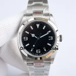 Novo relógio masculino relógios femininos 36mm 224270 relógio de aço inoxidável 904L cal.3230 Movimento EW feito de fábrica relógio de natação safira relógios de pulso de aço inoxidável