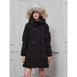 Kanadensisk designer gås i mitten av längden version puffer ner kvinnors jacka ner parkas vinter tjocka varma rockar kvinnor vindtät streetwear277