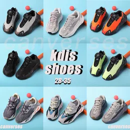 أطفال حذاء الأطفال الصغار موجة العداء 700 Magnet Orange Mauve Sneakers الأطفال الذين يديرون شباب مدربين الأولاد الفتيات RunnersXWPI#