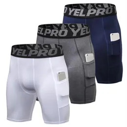 2020 Quick Dry Sports Legings Jogging Compression Tights Running Shorts CrossFit Gym Shorts Soccer Underwear Workout Men283b