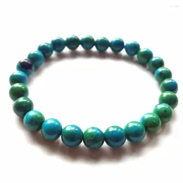 남자를위한 가닥 패션 팔찌 Phoenix Lapis Lazuli Green Yoga Mala Beads Bracelets Meditation Jewelry