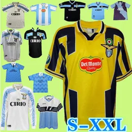 Azio Retro-Fußballtrikots 89 90 91 92 95 98 99 00 01 NEDVED SIMEONE SALAS GASCOIGNE S.CONSEICAO Fußballtrikot VERON STANKOVIC CRESPO NESTA 89 90 91 92 93 95 98 99 00 100