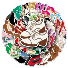 50 pcs high heels cartoon creative sticker PVC skateboard diy car waterproof graffiti decoration