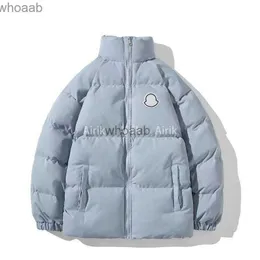 Parkas de plumón para hombre Chaqueta de plumón engrosada de invierno Moda para hombre Ropa de pan con cuello alto Multicolor Nuevo Abrigo de algodón suelto de gran tamaño Amantes ligeros y delgados HKD230911