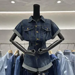 Herrtröjor jumpsuit kvinnor 2023 kvinnas sommarkläder för kvinnors byxor jeans baggy