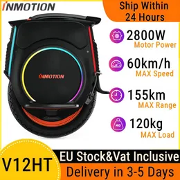 Inmotion V12HT Self Balance Scooter Multifunctional Touch Screen Smart Electric Unicycle High Torque EUC Wheel 2500W Powerful Mono2195