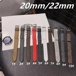 20mm 22mm Watch Bands for Samsung Galaxy Watch 4 Classic 46mm 42mm Active 2 3 Pu Leather Classic Business Armband Huawei Watchstr226c