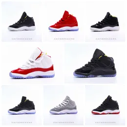 2023 infant designer children basketball kids shoes baby 11 11s XI Cherry Bred Cool Grey Concord Unc Jumpman Win Like for toddler sneakers fashion tennis shoe 25-35