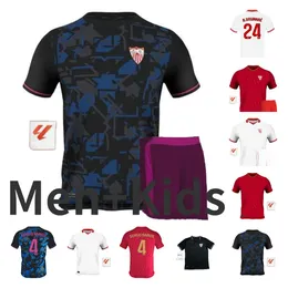 23 24 Sergio Ramos Sevillas FC Soccer Jersey Isco Lamela Papu Gomez Football Shirt I.Rakitic L.Ocampos J.Navas Suso Munir