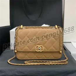 Luxury goat leather Luxury bags designer Shoulder Bag Classic flap Women's brand bag Multi-color leather handbag Cosmetic Bag225y