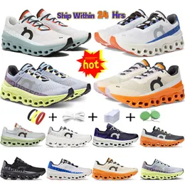 2023 Cloud Nova Running Shoes Homens Mulheres Cloud Monster Fawn Turmeric Iron Hay Cream Dune 2023 Trainer Sneaker Tamanho 5.5 - 12