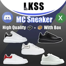 LKSS Designer Woman shoe Leather Lace Up Men Fashion Platform Sneakers White Black mens womens Luxury velvet suede Casual Shoes Chaussures de Espadrilles bk