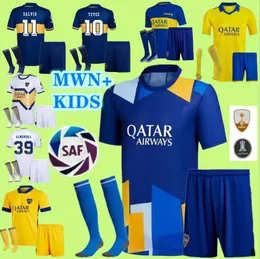 adult kit 20 21 22 23 Boca Juniors DE ROSSI Soccer Jerseys 2020 2021 2022 2023 MARADONA CARLITOS CARLITOS ROMAN SALVIO ABILA PAVON man kits football Shirts