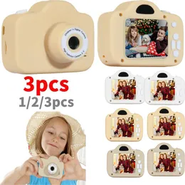 Câmeras de brinquedo 13pcs câmera digital ins crianças hd vídeo brinquedos 20 polegadas display colorido crianças presente de aniversário 230911
