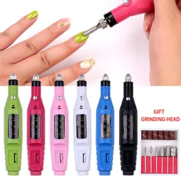 Nail Manicure Set CNHIDS Electric Drill Machine Kit Art Pen Pedicure File Tools Mill Cutter With bits Equipment 230911