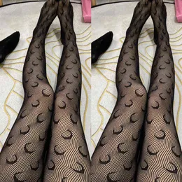 Spring Summer Fishnet Letter Tights Transparent Tights Fashion Moon Pattern Thin Pantyhose Plus size Sexy Panty Collant Y1130252d