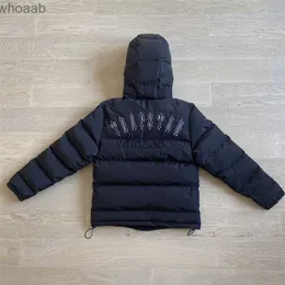 Men's Down Parkas Hooded Trapstar Puffer Down Jacket Men's Parkas Winter Warmth Original Nicest Qaulity Veste Piumino Trapstars Coat Jakets HKD230911