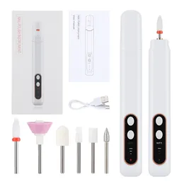 Nail Manicure Set Multifunktionell elektrisk polsk borrmaskin Sliputrustning för pedikyrpoleringsverktygsslipare 230911