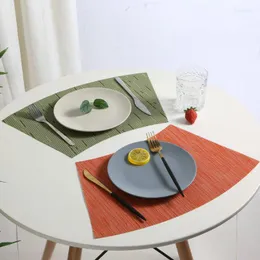 Table Mats Fan-shaped PVC Placemat Sector For Round Chinese-style El Dining Cushion Curved Insulation Pad