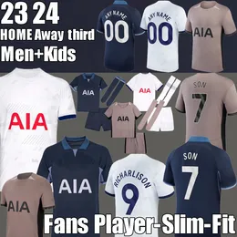 Soccer Jerseys 23 24 MADDISON SON KULUSEVSKI RICHARLISON 2024 ROMERO VAN DE VEN BISSOUMA Tottenhames Football Kit Shirt SPURS Men Kids