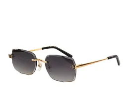 Óculos de sol feminino para homens e mulheres, óculos de sol masculino, estilo fashion, protege os olhos, lente uv400 com caixa aleatória e estojo 0028 001