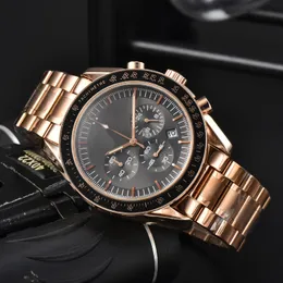 工場直売 2023 Mens All Dial Chronograph Silver Watch High Quality 男性用
