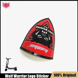 Acessórios originais da etiqueta do logotipo da scooter elétrica para Kaabo Wolf Warrior King Badge Front Parts240S