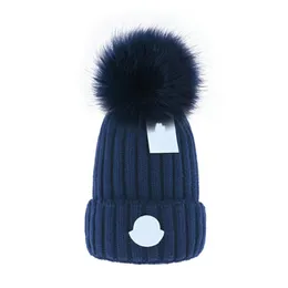 designer beanie Hairball Detachable fur ball luxury mens women gril Beanie hat woman beret hat beret solid christmas Cotton hat faux fur Hats Caps 22 colors Tall