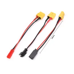 XT60 Female Plug to Futaba JST SM Male Connector Charging Adapter Cable Converter Lead 22AWG 100mm Wire For RC Battery