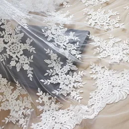 Ribbon Lace Tyg Embroidered Mesh White Handgjorda beslag för slöja kjol Symaterial Tillbehör 10 cm bredd ZZ