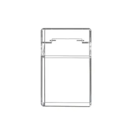 화려한 시원한 투명 흡연 담배 케이스 저장 상자 독점 하우징 오프닝 플립 보수 방지 수분 방지 크리스탈 아크릴 무늬 케이스 컨테이너 DHL