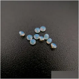 Gevşek Elmaslar 230/1 Yüksek Sıcaklık Direnç Nano Gems Faset Yuvarlak 2.25-3.0mm Çok Hafif Kalsedon Gök Mavisi Sentetik G Dhgarden DHKLB