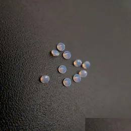 Löst diamanter 282 god kvalitet hög temperaturmotstånd Nano ädelstenar Facet runt 0,8-2,2 mm Medium lavendel Jade Synthetic G DHGARDEN DH49L
