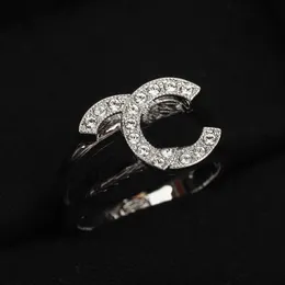 2023 Luxury Quality Charm Band Ring with Diamond in Silver Plated Hollow Design Have Box Stamp PS33202812