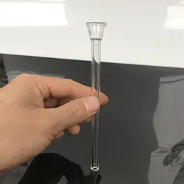 wholesale Glass Downstem Bowl Slide Dia 9mm long 150mm for Glass Bongs tobacco Bowls Glass Pipes Bong Bowls