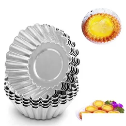 Baking Moulds Egg Tart Mold Cupcake Muffin Cake Mod Pans Party Bakery 141Qh Drop Delivery Home Garden Kitchen Dining Bar Bakeware Otsps