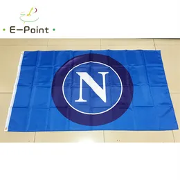 Włochy Napoli FC Typ B 3 5 stóp 90 cm 150 cm Serie poliestrowa A Dekoracja Flagi Flag Dekoracja Latająca domowa flaga ogrodowa Flaga Świąteczna 305S