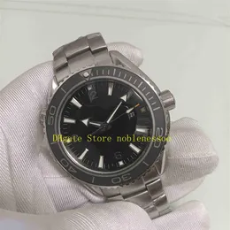 4 Style Real Po super cal 8900 ruch automatyczny męski zegarek męski czarna tarcza ceramiczna kalendarz ocean nurka 600 m planeta lumi3469