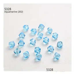 Lösa ädelstenar Roviski Element 1440pcs/Lot 2,5 mm färger Rhombus Diamond Crystal Bead Throught Hole ädelsten för smycken och DHGARDEN DHVFB