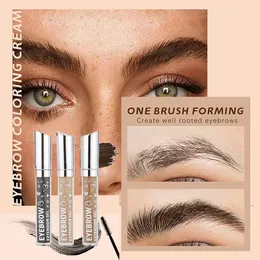 Ögonbrynsförstärkare Eyebrow Dye Enhancer Cream Brow Styling Soak Liquid Eyebrow Long Lasting 3D Wild Eyebrow Gel For Women's Makeup Set Brow Sculpt 230912