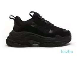 Designer-Pariser Freizeitschuhe Triple S Sneakers für Männer und Frauen Vintage-Mode-Lederschuhe